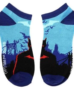 Bioworld Apparel DC Comics The Batman Movie 5 Pair Ankle Socks