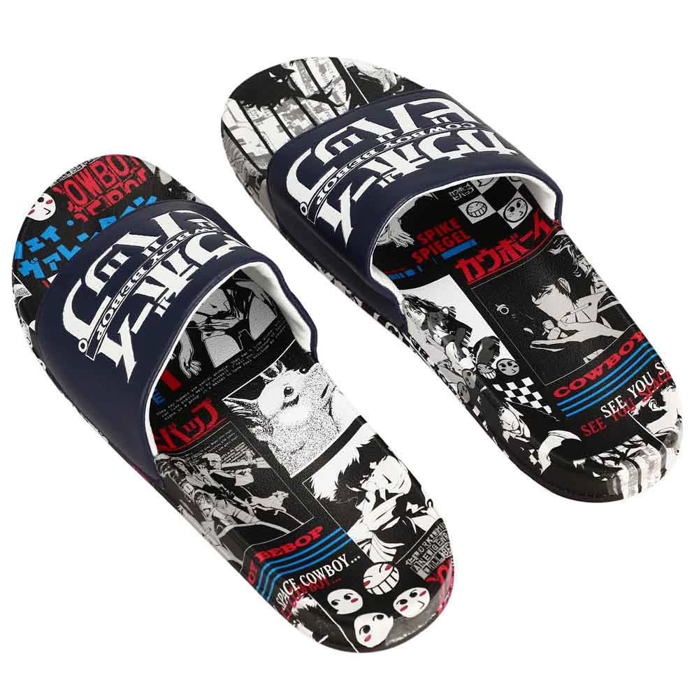 Bioworld Cowboy Bebop See You Space Cowboy Athletic Slide Sandals 4 Bioworld Cowboy Bebop See You Space Cowboy Athletic Slide Sandals
