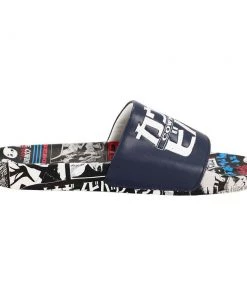 Bioworld Cowboy Bebop See You Space Cowboy Athletic Slide Sandals 8 Bioworld Cowboy Bebop See You Space Cowboy Athletic Slide Sandals