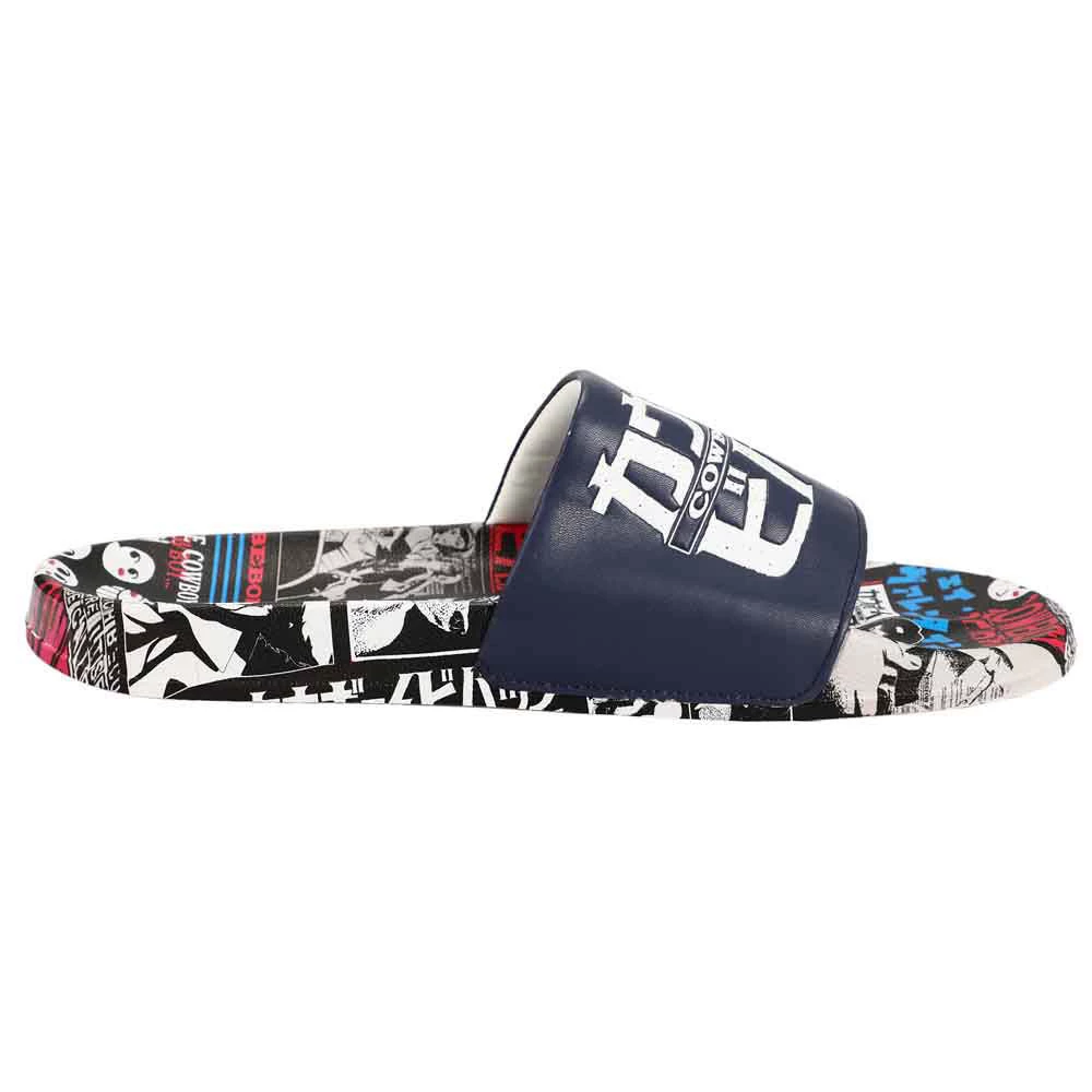 Bioworld Cowboy Bebop See You Space Cowboy Athletic Slide Sandals 5 Bioworld Cowboy Bebop See You Space Cowboy Athletic Slide Sandals