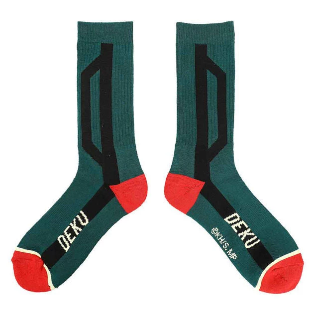 Bioworld My Hero Academia Deku, Bakugo & All Might 3 Pair Crew Socks 5 Bioworld My Hero Academia Deku, Bakugo & All Might 3 Pair Crew Socks