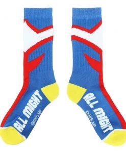 Bioworld My Hero Academia Deku, Bakugo & All Might 3 Pair Crew Socks 10 Bioworld My Hero Academia Deku, Bakugo & All Might 3 Pair Crew Socks