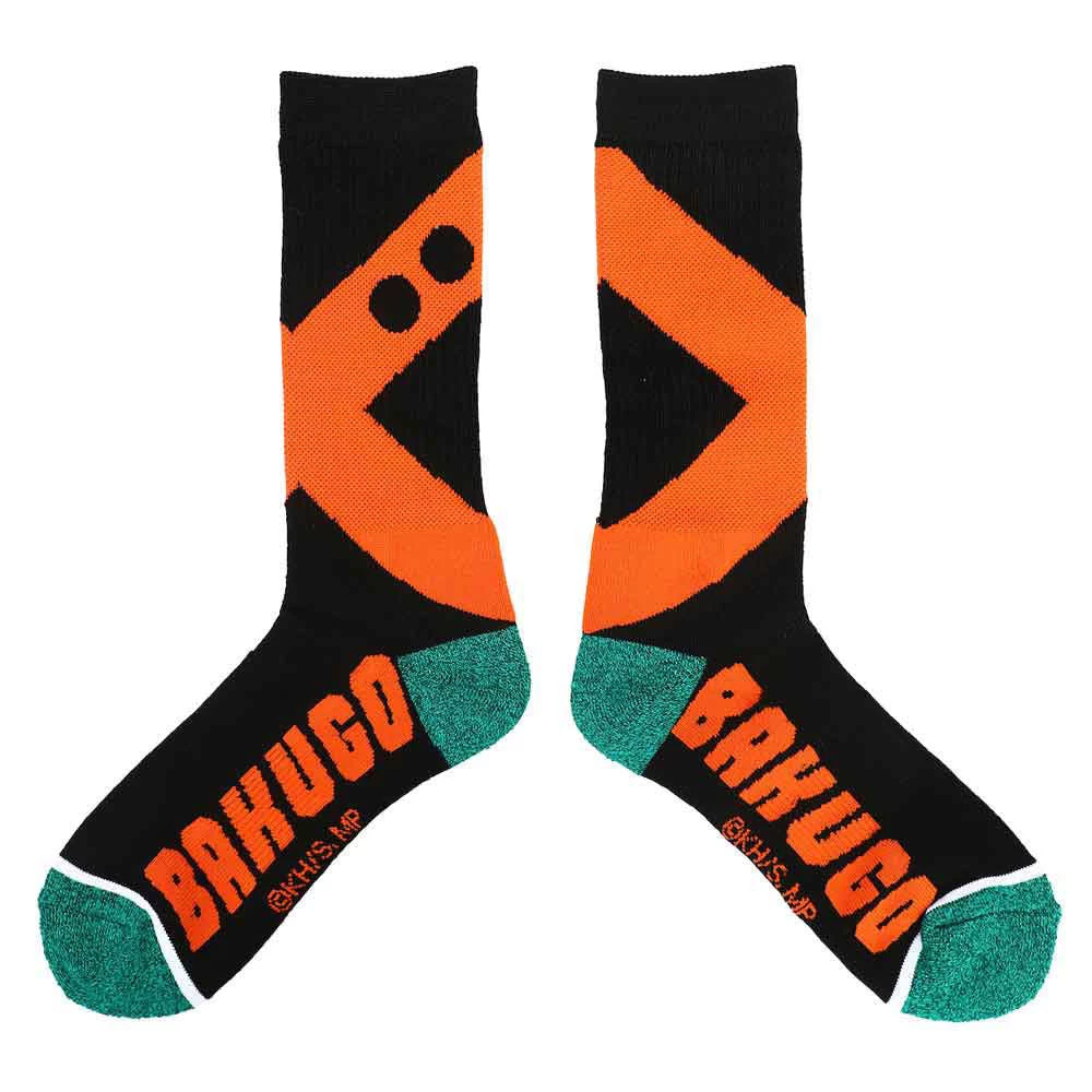 Bioworld My Hero Academia Deku, Bakugo & All Might 3 Pair Crew Socks 4 Bioworld My Hero Academia Deku, Bakugo & All Might 3 Pair Crew Socks