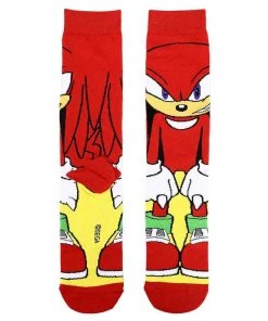 Bioworld Sonic The Hedgehog Sonic, Tails, AND Knuckles 3 Pair Crew Sock
