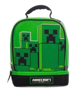 Bioworld Minecraft Creeper Insulated Lunch Tote