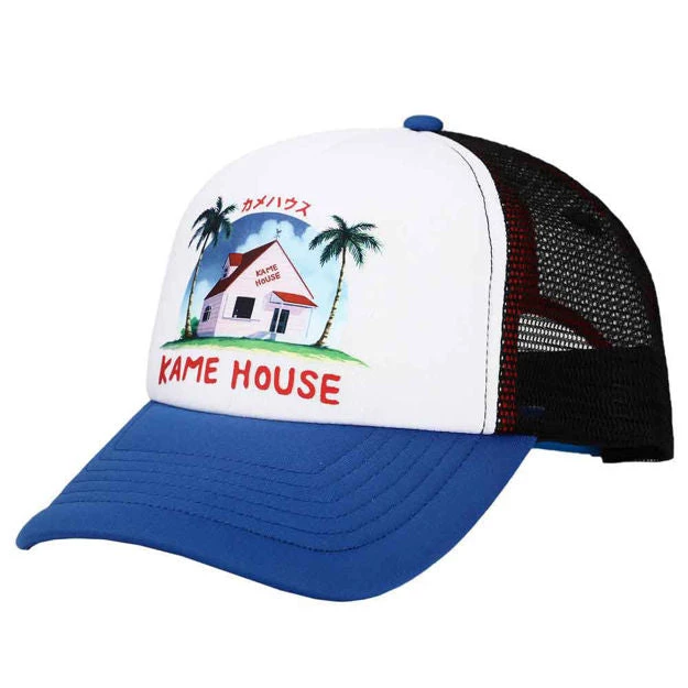 Bioworld Dragon Ball Z Kame House Trucker Hat 3 Bioworld Dragon Ball Z Kame House Trucker Hat