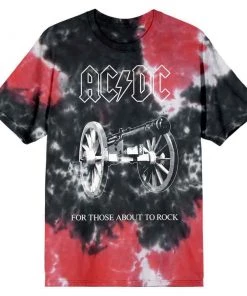 Bioworld AC/DC For Those About To Rock Tie Dye Unisex T-shirt