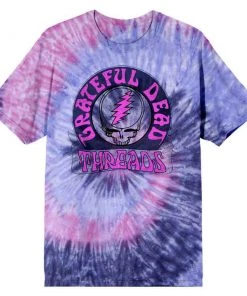 Bioworld Grateful Dead Steal Your Face Tie Dye Unisex T- Shirt T-shirts