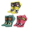 Bioworld - Spongebob Squarepants - Caricature Ankle Socks 3 Pack