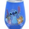 Silver Buffalo Disney Lilo & Stitch 10oz Stainless Steel Tumbler W/ Lid