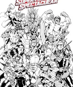 Diamond Marvel: Super Hero Spectacular By Nauck Coloring Poster