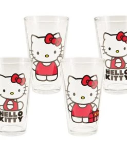 Vandor Hello Kitty 16oz. Pint Glasses Set