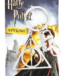 Monogram Harry Potter Deathly Hallow Key Chain Movies