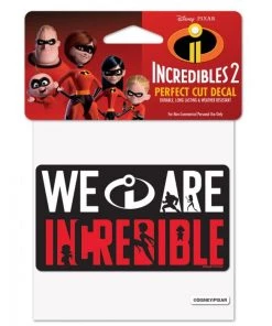 Wincraft Disney Incredibles Perfect Cut Color Decal