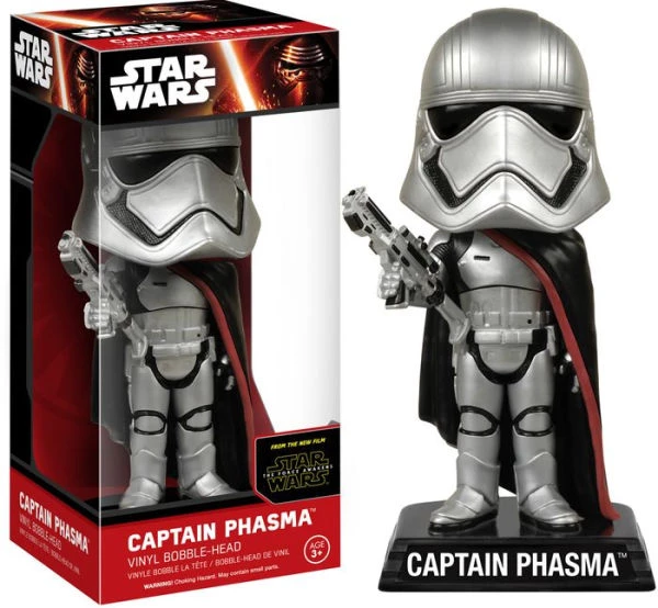 Funko Star Wars: Episode 7 - Captain Phasma Wacky Wobbler Bobble Head 3 Funko Star Wars: Episode 7 - Captain Phasma Wacky Wobbler Bobble Head