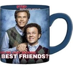 Silver Buffalo Step Brothers Did We Just Become Best Friends Mug Movies