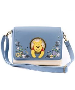 Loungefly Winnie The Pooh 95th Anniversary Celebration Peek-a-Pooh Crossbody Purse