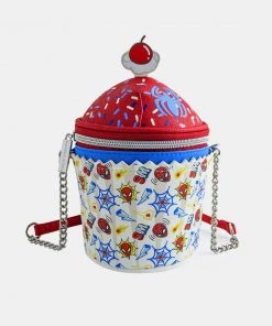 Danielle Nicole Marvel Spiderman Cupcake Crossbody Bag