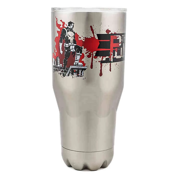 Vandor Marvel® The Punisher 30 Oz. Stainless Steel Tumbler 3 Vandor Marvel® The Punisher 30 Oz. Stainless Steel Tumbler