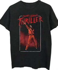 Merch Traffic Michael Jackson Thriller Arm Up Black T-shirt
