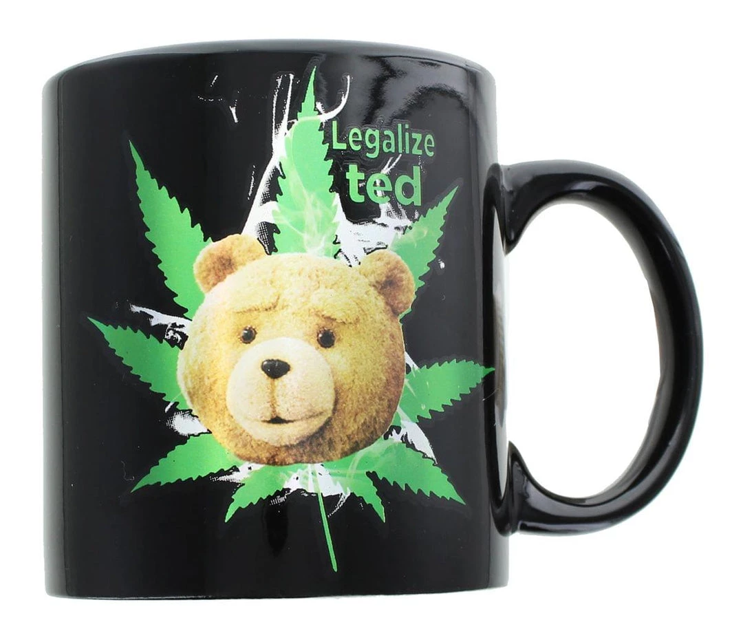 JUST FUNKY Ted Foil-Printed 12oz. Ceramic Mug 3 JUST FUNKY Ted Foil-Printed 12oz. Ceramic Mug