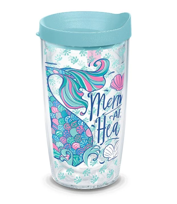 Tervis Disney Simply Southern® - Mermaid At Heart Wrap With Travel Lid 20 Oz Plastic Tumbler 3 Tervis Disney Simply Southern® - Mermaid At Heart Wrap With Travel Lid 20 Oz Plastic Tumbler