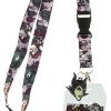 Monogram Disney Villains Lanyard With ID Holder And Rubber Charm
