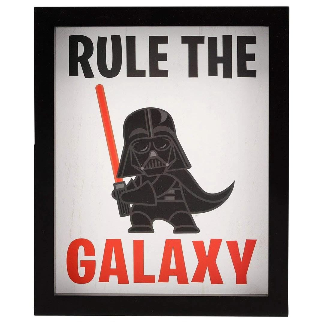 Open Road Brands Star Wars Darth Vader Rule The Galaxy Framed Wall Art 3 Open Road Brands Star Wars Darth Vader Rule The Galaxy Framed Wall Art