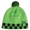 JINX Minecraft Creeper Sprite Pom Beanie, Youth Fit Video Games