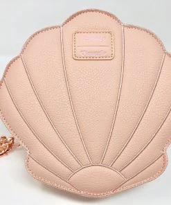 Loungefly Disney Ariel Rose Gold Shell Crossbody Bag