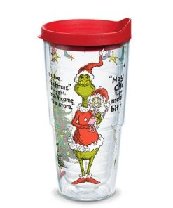 Tervis Dr. Seuss™ - Grinch Christmas Quote Wrap With Travel Lid 24 Oz