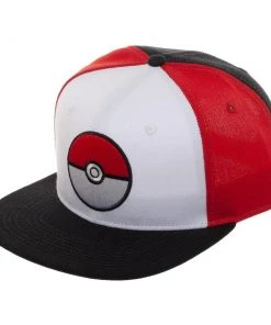 Bioworld Pokemon - Pokeball Multi Color Block Snapback Hat