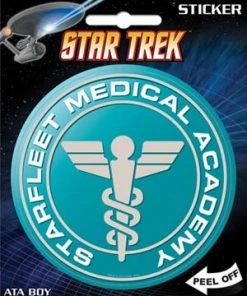ATA-BOY INC Movies Star Trek Starfleet Medical Die-Cut Sticker