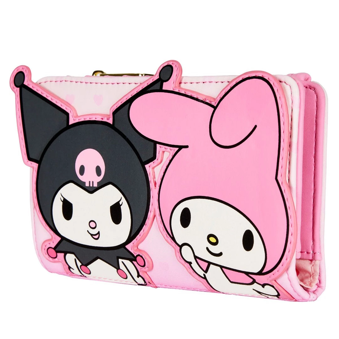 Loungefly Sanrio My Melody And Kuromi Flap Wallet 4 Loungefly Sanrio My Melody And Kuromi Flap Wallet