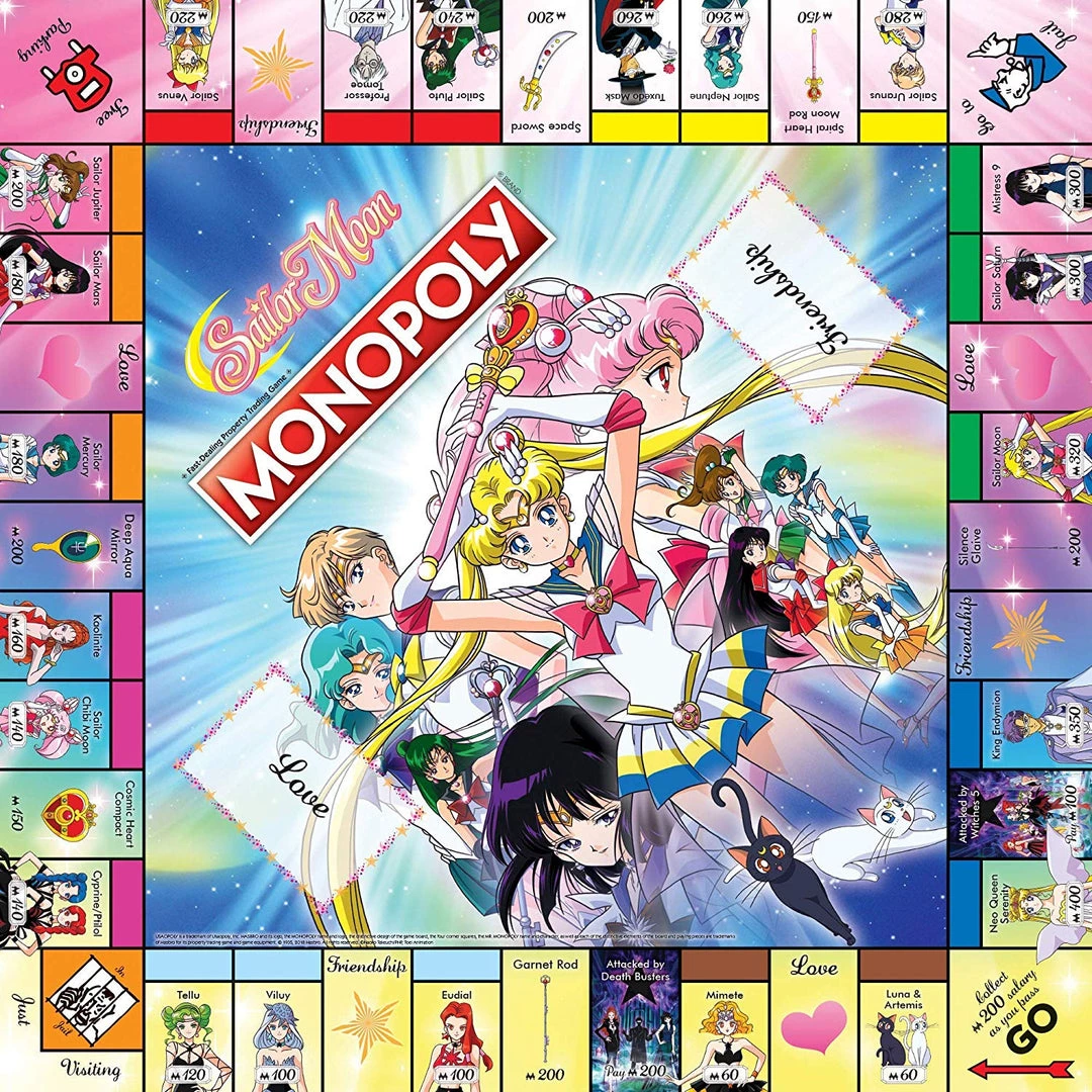 USAopoly Sailor Moon Edition MONOPOLY 5 USAopoly Sailor Moon Edition MONOPOLY