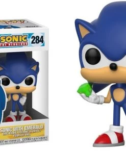 Funko Sonic - Sonic W/ Emerald Pop Games Vinyl Figure Funko Pops!