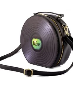 Loungefly The Beatles Let It Be Vinyl Record Crossbody Purse