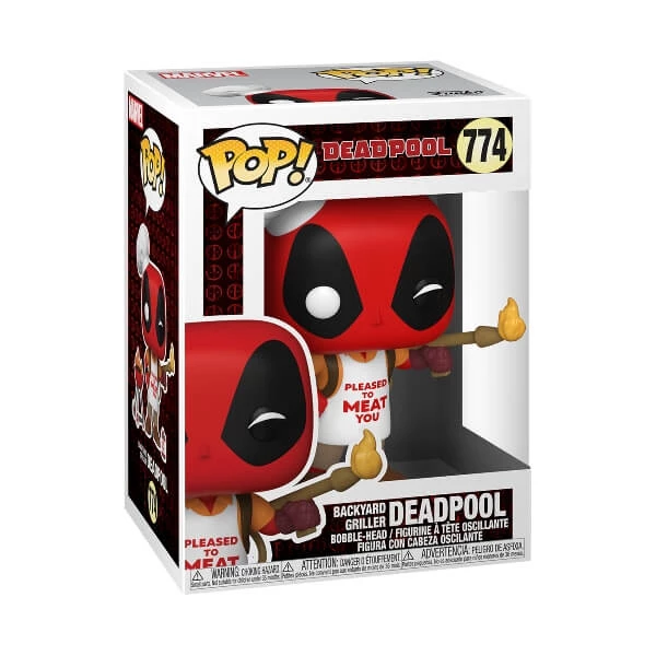 Funko POP Marvel: Deadpool 30th- Backyard Griller Deadpool Funko Pops! 4 Funko POP Marvel: Deadpool 30th- Backyard Griller Deadpool Funko Pops!