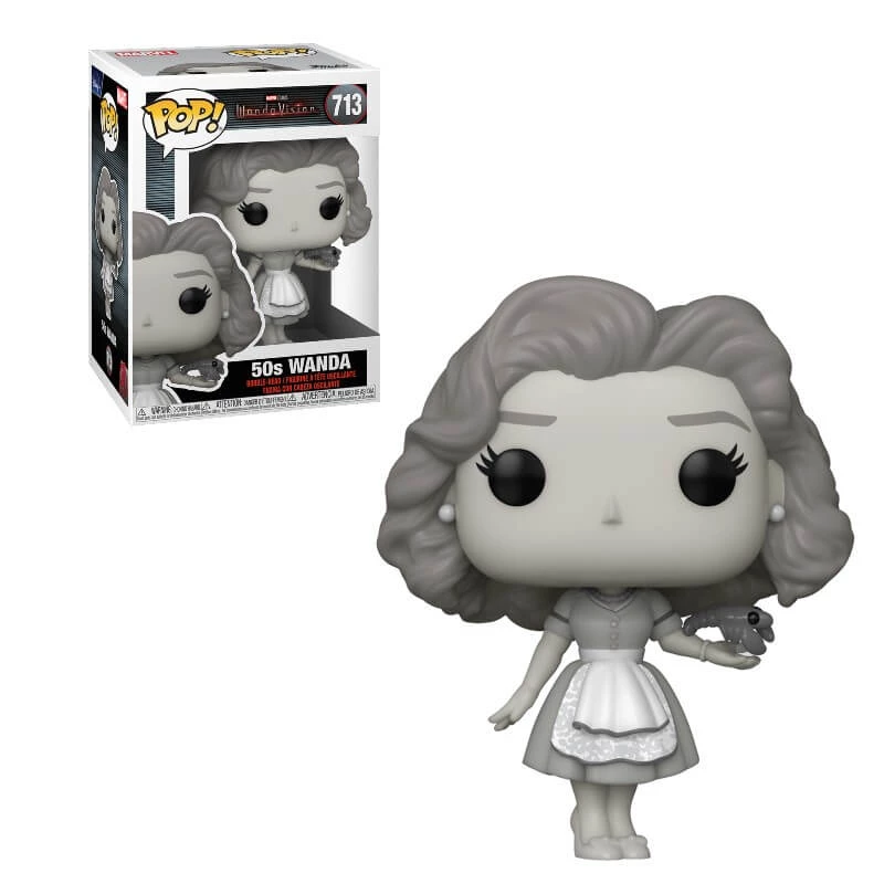 Funko Pop! Marvel: WandaVision - 50's Wanda Vinyl Figure 3 Funko Pop! Marvel: WandaVision - 50's Wanda Vinyl Figure