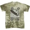 Liquid Blue Music Led Zeppelin- Zeppelin Poster Tie-Dye T-Shirt 1 Liquid Blue Music Led Zeppelin- Zeppelin Poster Tie-Dye T-Shirt