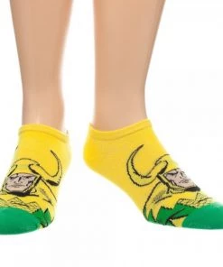 Bioworld Marvel Loki Ankle Socks