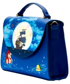 Loungefly The Little Mermaid Ariel Fireworks Glow In The Dark Crossbody Bag 10 Loungefly The Little Mermaid Ariel Fireworks Glow In The Dark Crossbody Bag