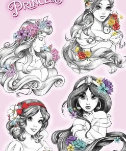Trends International Disney Princess - Sketch Wall Poster