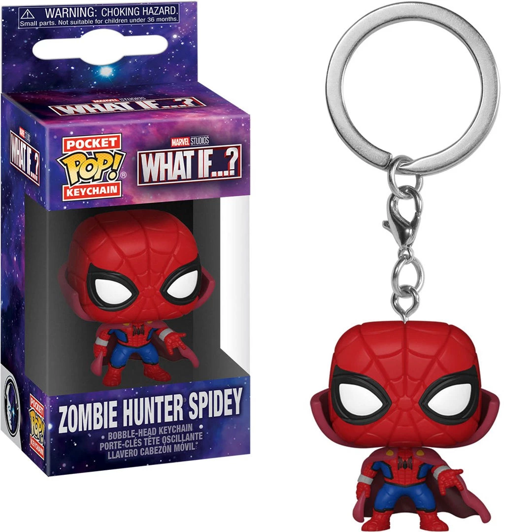 Funko POP! Keychain: What If S2 - Zombie Hunter Spidey Keychain 3 Funko POP! Keychain: What If S2 - Zombie Hunter Spidey Keychain