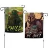 Wincraft The Mandalorian A Star Wars Story WHEREVER I GO HE GOES/ THE CHILD Garden Flag Disney
