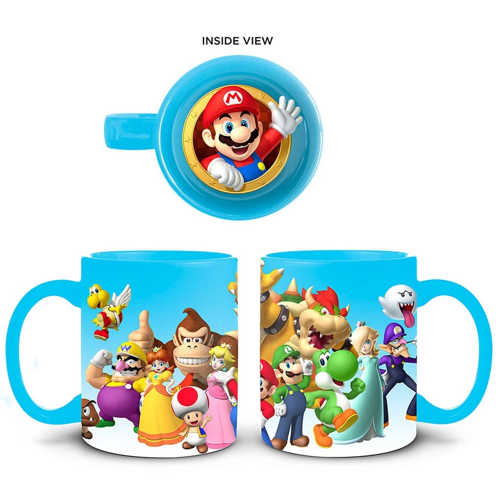 JUST FUNKY Nintendo - Super Mario Inside/Outside 20oz Print Mug 20oz Ceramic Mug Video Games 3 JUST FUNKY Nintendo - Super Mario Inside/Outside 20oz Print Mug 20oz Ceramic Mug Video Games