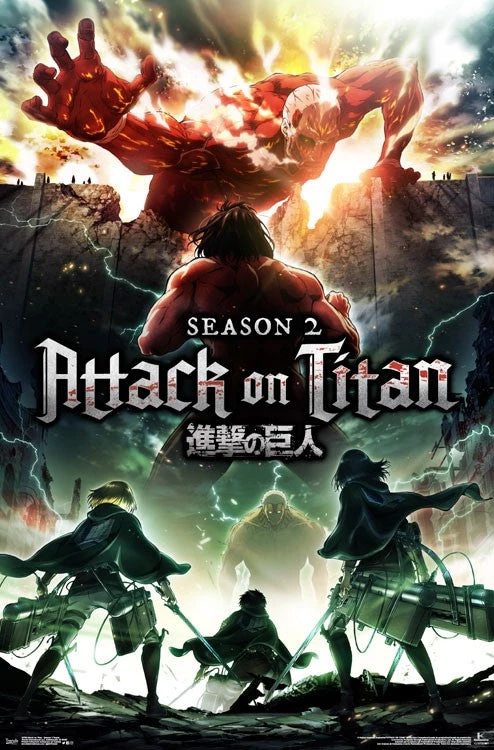 Trends International Attack On Titan - Season 2 Teaser Wall Poster 3 Trends International Attack On Titan - Season 2 Teaser Wall Poster