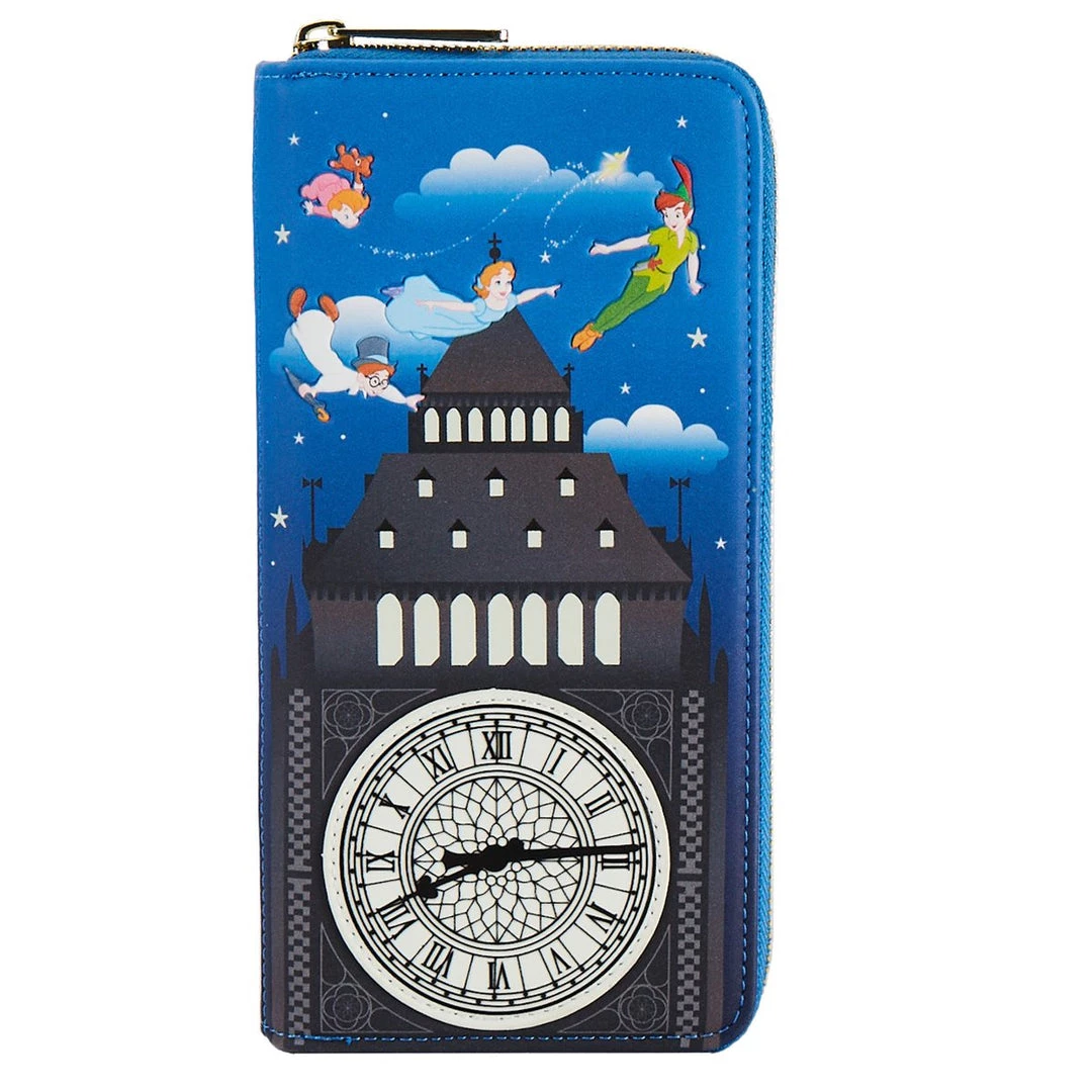 Loungefly Peter Pan Glow-in-the-Dark Tower Zip-Around Wallet 5 Loungefly Peter Pan Glow-in-the-Dark Tower Zip-Around Wallet