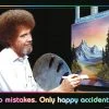 Trends International Bob Ross - Accidents Wall Poster Home Decor & Posters