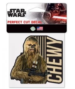 Wincraft Star Wars New Trilogy Chewbacca Cut Color Decal